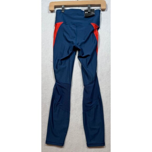 Under Armour Project Rock HeatGear Compression Ankle Leggings Blue Women's XS - Picture 2 of 7